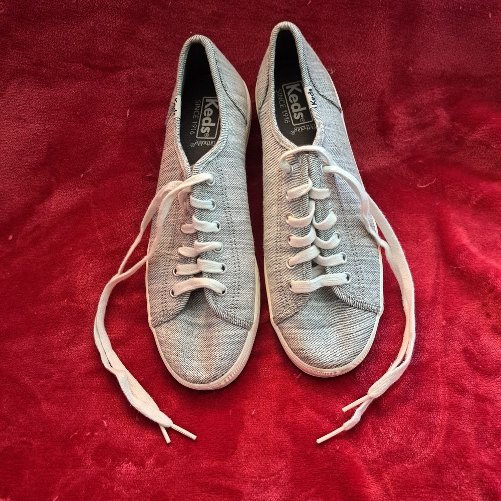 Size 8.5 Gray Keds Shoes